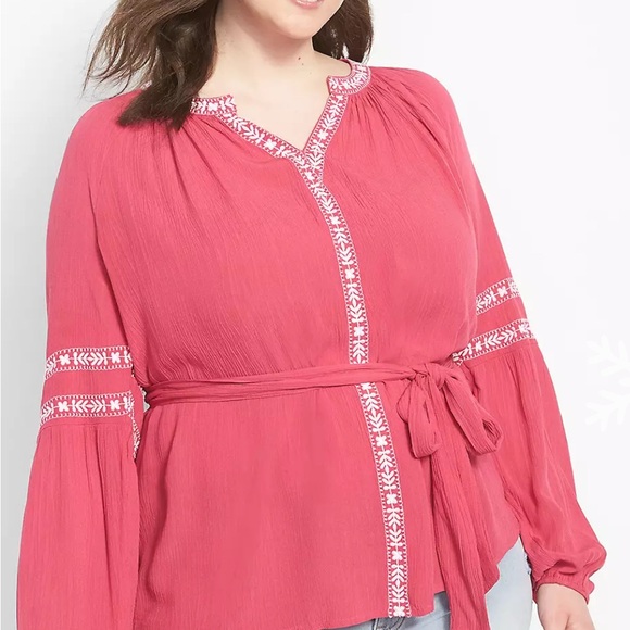 Pink Boho Blouse - Picture 3 of 6